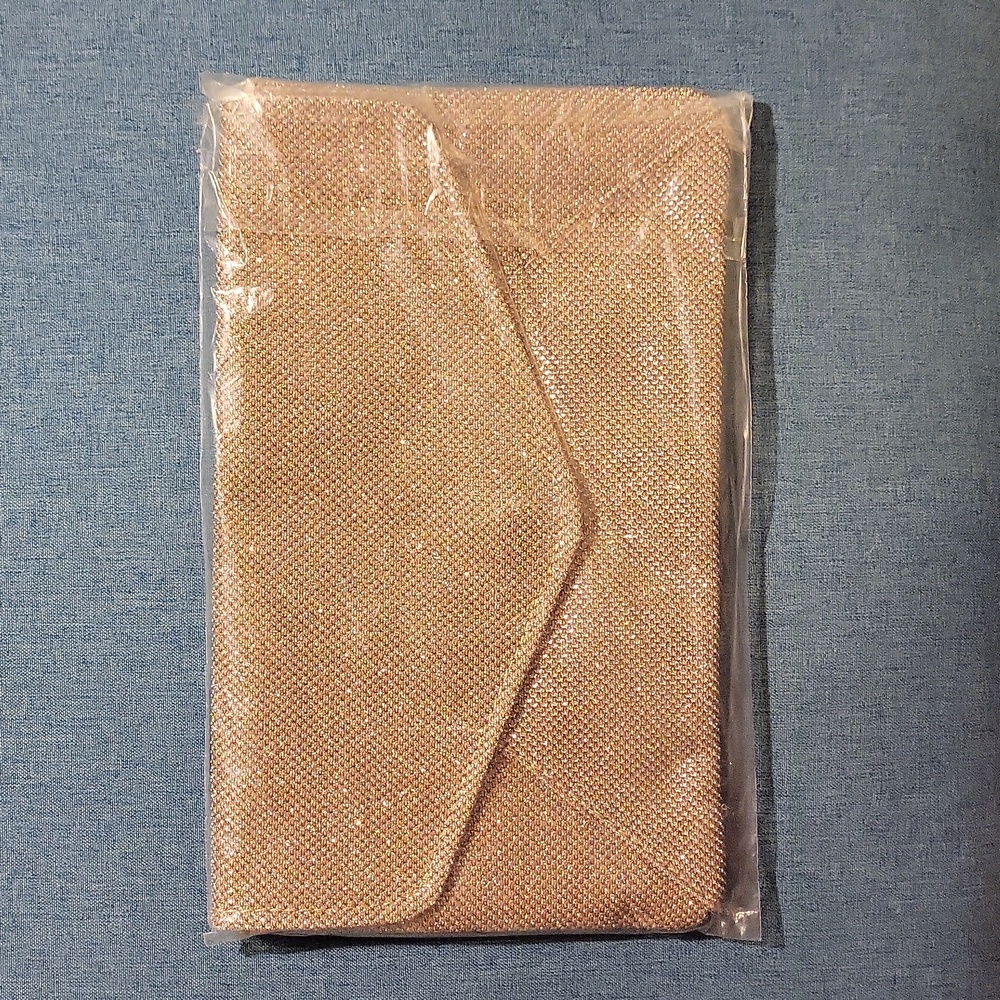 Brand New Gold Evening Bag, $10